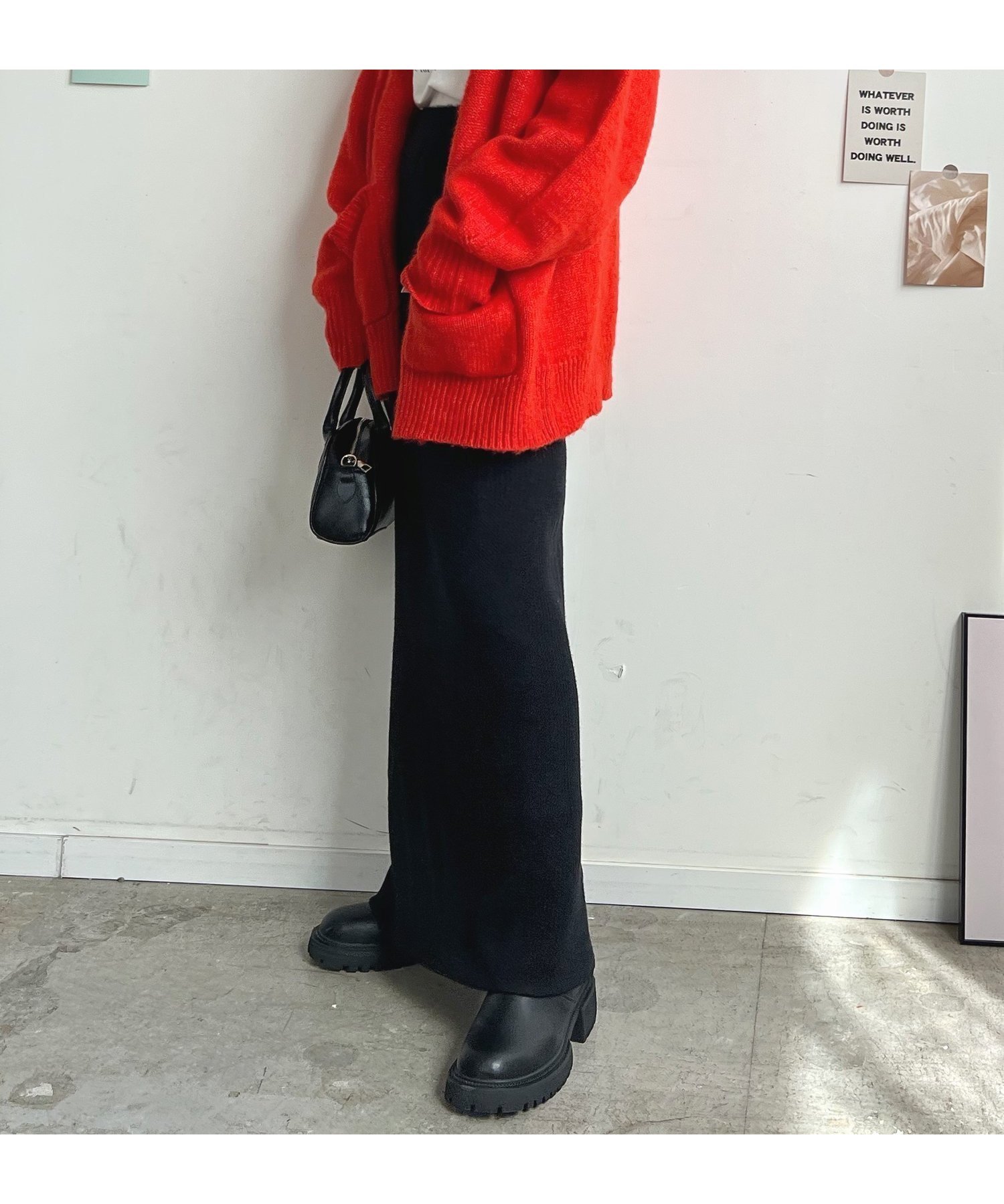 【フューティアランド/futier land】のまるで毛布を纏っているような温かさ.裏起毛ニットロングスカート インテリア・キッズ・メンズ・レディースファッション・服の通販 founy(ファニー) ファッション Fashion レディースファッション Fashion for Women スカート Skirts ロングスカート Long Skirts / Maxi & Midi Skirts オレンジ Orange スウェット / スエット Sweatshirt, Sweatwear チェック Check, Plaid, Tartan 再入荷 Restock / Back in Stock おすすめ Recommended / Our Picks ブラック|ID: prp329100004795080 ipo3291000000034790941