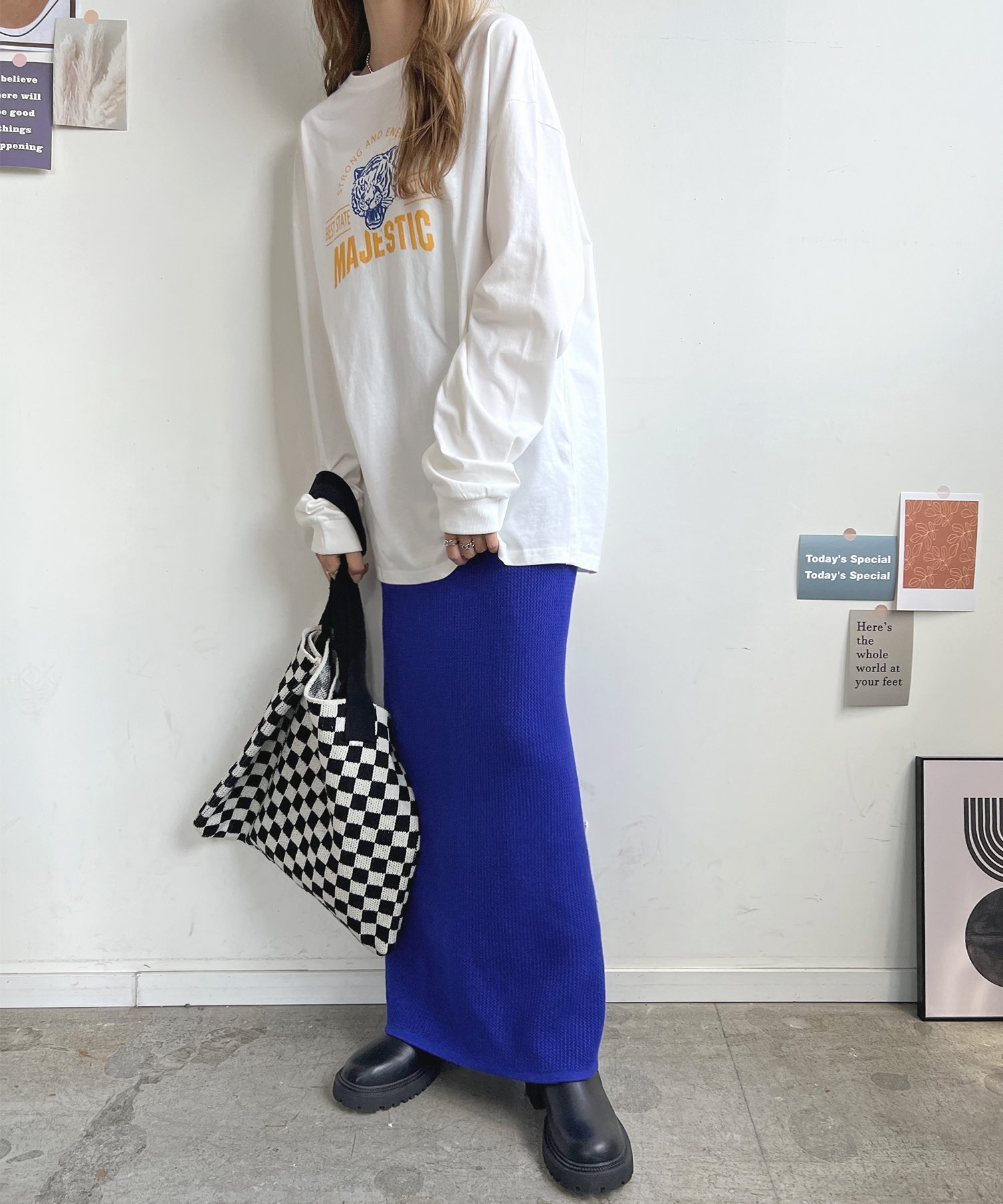 【フューティアランド/futier land】のまるで毛布を纏っているような温かさ.裏起毛ニットロングスカート インテリア・キッズ・メンズ・レディースファッション・服の通販 founy(ファニー) ファッション Fashion レディースファッション Fashion for Women スカート Skirts ロングスカート Long Skirts / Maxi & Midi Skirts オレンジ Orange スウェット / スエット Sweatshirt, Sweatwear チェック Check, Plaid, Tartan 再入荷 Restock / Back in Stock おすすめ Recommended / Our Picks ブルー|ID: prp329100004795080 ipo3291000000034790945