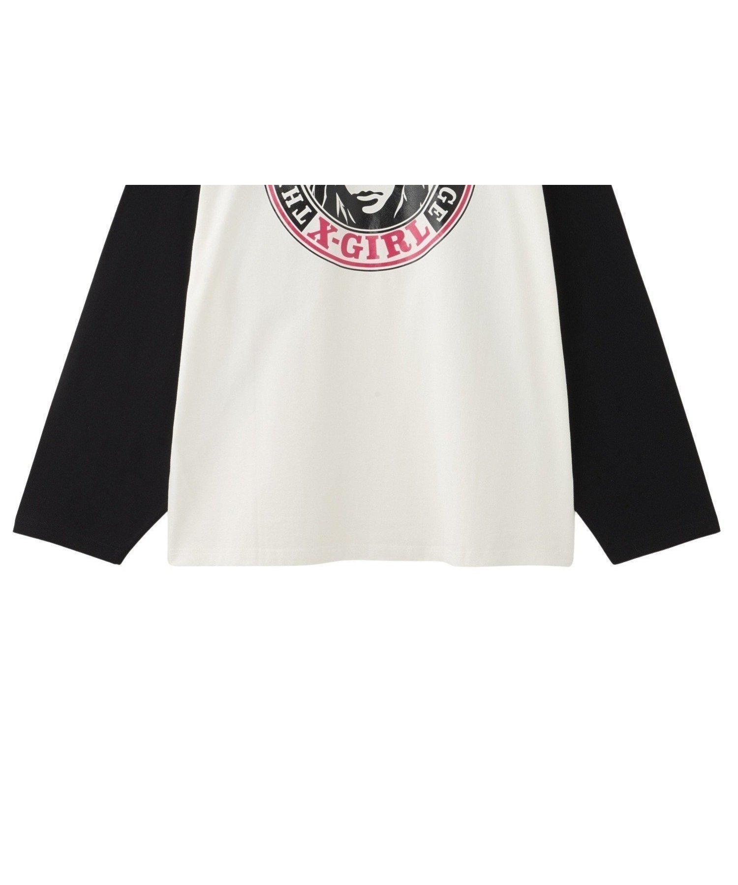 【エックスガール/X-girl】のCIRCLE LOGO AND FACE B/B BIG TEE X-girl インテリア・キッズ・メンズ・レディースファッション・服の通販 founy(ファニー) 　ファッション　Fashion　レディースファッション　Fashion for Women　カーゴパンツ　Cargo Pants, Utility Pants　グラフィック　Graphic, Graphic Design　サークル　Circle, Round Design　デニム　Denim, Jeans Material　ビッグ　Big, Oversized　フロント　Front, Front Design　プリント　Print, Printed Pattern　ベーシック　Basic, Essential　ロング　Long, Long-Length　ワンポイント　One Point, Statement Accent　人気　Popular, Best Seller　長袖　Long Sleeve, Full Sleeve　WHITE|ID: prp329100004795084 ipo3291000000034790955