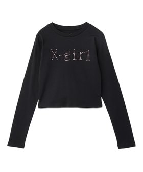 【エックスガール/X-girl】のX-girl/STAR MOTIF LOGO L/S BABY TEE 人気、トレンドファッション・服の通販 founy(ファニー) ファッション Fashion レディースファッション Fashion for Women インナー Innerwear コンパクト Compact, Small Size ストレッチ Stretch, Stretchy Fabric トレンド Trend, Trending Now 長袖 Long Sleeve, Full Sleeve フィット Fit, Slim Fit フロント Front, Front Design ミニスカート Mini Skirt, Short Skirt モチーフ Motif, Design Theme ロング Long, Long-Length A/W・秋冬 Autumn/Winter おすすめ Recommended / Our Picks |ID:prp329100004795087