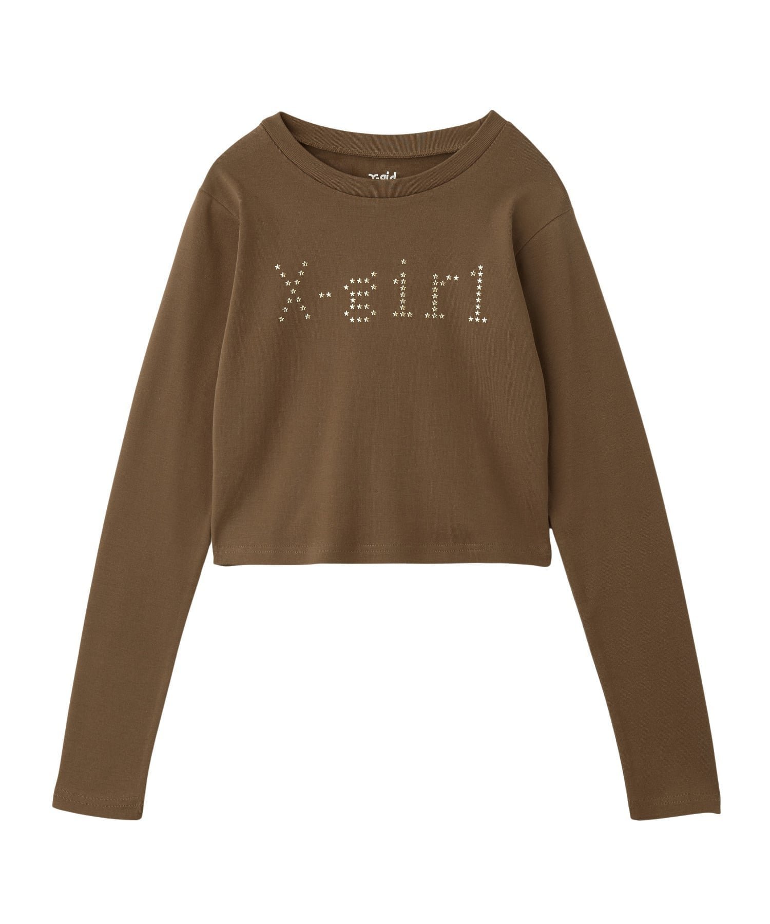 【エックスガール/X-girl】のX-girl/STAR MOTIF LOGO L/S BABY TEE インテリア・キッズ・メンズ・レディースファッション・服の通販 founy(ファニー) ファッション Fashion レディースファッション Fashion for Women インナー Innerwear コンパクト Compact, Small Size ストレッチ Stretch, Stretchy Fabric トレンド Trend, Trending Now 長袖 Long Sleeve, Full Sleeve フィット Fit, Slim Fit フロント Front, Front Design ミニスカート Mini Skirt, Short Skirt モチーフ Motif, Design Theme ロング Long, Long-Length A/W・秋冬 Autumn/Winter おすすめ Recommended / Our Picks BROWN|ID: prp329100004795087 ipo3291000000034790966