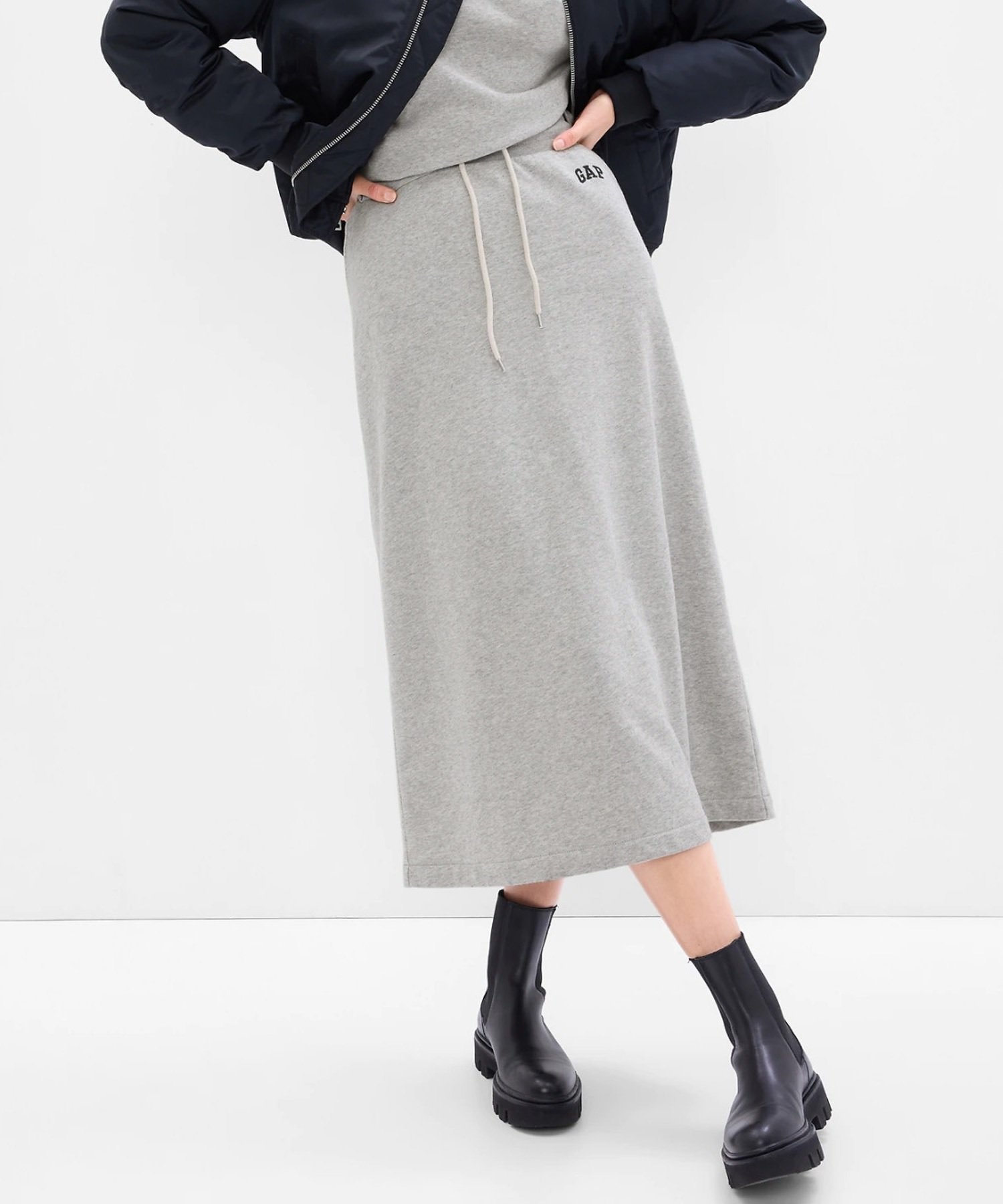 【ギャップ/GAP】のGAPミニロゴ マキシスカート インテリア・キッズ・メンズ・レディースファッション・服の通販 founy(ファニー) ファッション Fashion レディースファッション Fashion for Women スカート Skirts ストレート Straight, Straight Cut フィット Fit, Slim Fit フロント Front, Front Design マキシ Maxi, Full Length リラックス Relax, Relaxed Fit LIGHT_HEATHER_GREY_B08|ID: prp329100004795090 ipo3291000000034842148