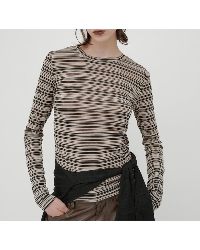 【エイチオーヴィー/H O V】のkiehtova/SHEER BORDER TOPS/シアー ボーダー トップス 長袖 インテリア・キッズ・メンズ・レディースファッション・服の通販 founy(ファニー) https://founy.com/ ファッション Fashion レディースファッション Fashion for Women トップス・カットソー Cut & Sew Tops カットソー Cut and Sewn Top シアー Sheer, See-Through ボーダー Border, Stripe 長袖 Long Sleeve, Full Sleeve |ID: prp329100004795094 ipo3291000000034791006
