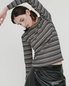 【エイチオーヴィー/H O V】のkiehtova/SHEER BORDER TOPS/シアー ボーダー トップス 長袖 wh×bk|ID: prp329100004795094 ipo3291000000034791009