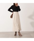 【プロポーション ボディドレッシング/PROPORTION BODY DRESSING】のフェイクスエード調ナロースカート 人気、トレンドファッション・服の通販 founy(ファニー) ファッション Fashion レディースファッション Fashion for Women スカート Skirts セットアップ Set-Up, Coordinated Outfit ブルゾン Blouson, Bomber Jacket ラップ Wrap, Wrap Design thumbnail ベージュ|ID: prp329100004795097 ipo3291000000034791023