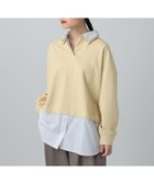 【レプシィム ローリーズファーム/LEPSIM LOWRYS FARM】のシャツレイヤード風プルオーバー 人気、トレンドファッション・服の通販 founy(ファニー) ファッション Fashion レディースファッション Fashion for Women トップス・カットソー Cut & Sew Tops シャツ・ブラウス・オフィスカジュアル Elegant Blouses & Button-Ups カジュアルプルオーバー・ニットトップス Pullovers & Knit Tops / Casual Pullovers インナー Innerwear スキッパー Skipper, Open Collar トレンド Trend, Trending Now thumbnail ベージュ×オフホワイト52|ID: prp329100004795099 ipo3291000000035139308
