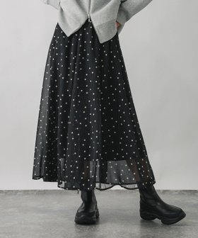 【グローバルワーク/GLOBAL WORK】 エアリーリラックスフレアスカート/575243人気、トレンドファッション・服の通販 founy(ファニー) ファッション Fashion レディースファッション Fashion for Women スカート Skirts Aライン・フレアスカート A-Line & Flared Skirts おすすめ Recommended / Our Picks ジャケット Jacket, Outerwear ストライプ Stripe, Striped Pattern ドット Polka Dot, Dot Pattern フレア Flare, Flared 楽ちん Easy Fit, Comfortable 秋 Autumn |ID:prp329100004795103