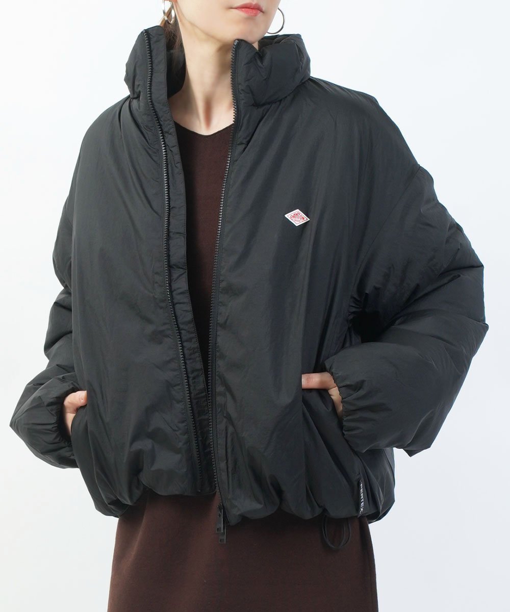 【ブルーコムブルー/BLEU COMME BLEU】のダントン スタンドカラージャケット インテリア・キッズ・メンズ・レディースファッション・服の通販 founy(ファニー) ファッション Fashion レディースファッション Fashion for Women アウター Coat / Outerwear Collection レディースジャケット・軽アウター Jackets ジャケット Jacket, Outerwear スタンド Stand Collar, Upright Stand ダウン Down, Puffer ドローコード Drawcord, Drawstring Cord バランス Balance, Style Balance 軽量 Lightweight, Ultra Light BLK|ID: prp329100004795106 ipo3291000000034903149