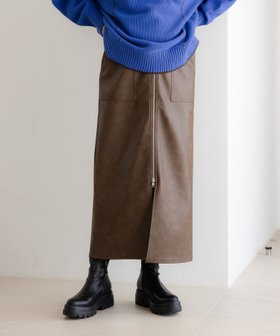 【ローリーズファーム/LOWRYS FARM】のアソートZIPタイトスカート 人気、トレンドファッション・服の通販 founy(ファニー) ファッション Fashion レディースファッション Fashion for Women スカート Skirts タイトスカート Pencil Skirt, Tight Skirt フェイクレザー Faux Leather, PU Leather |ID:prp329100004795116