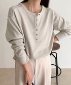 【フレディ&グロスター/FREDY&GLOSTER】の2WAYヘンリーラメプルオーバー アイボリー|ID: prp329100004795121 ipo3291000000034791159