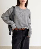 【フレディ&グロスター/FREDY&GLOSTER】の2WAYヘンリーラメプルオーバー グレー|ID: prp329100004795121 ipo3291000000034791163