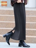 【コカ/COCA】の【DAILY WARM】裏シャギーIラインスカート 人気、トレンドファッション・服の通販 founy(ファニー) ファッション Fashion レディースファッション Fashion for Women スカート Skirts ウォッシャブル Machine Washable 洗える Machine Washable シンプル Simple, Minimal ジャケット Jacket, Outerwear スウェット / スエット Sweatshirt, Sweatwear ストレッチ Stretch, Stretchy Fabric スリット Slit, Slit Detail ポケット Pocket, Pocket Detail 無地 Plain, Solid Color ロング Long, Long-Length 冬 Winter / This Winter 2025年 2025 2025-2026秋冬・A/W Autumn/Winter 2025–26 AW25–26 thumbnail Black|ID: prp329100004795123 ipo3291000000034842635