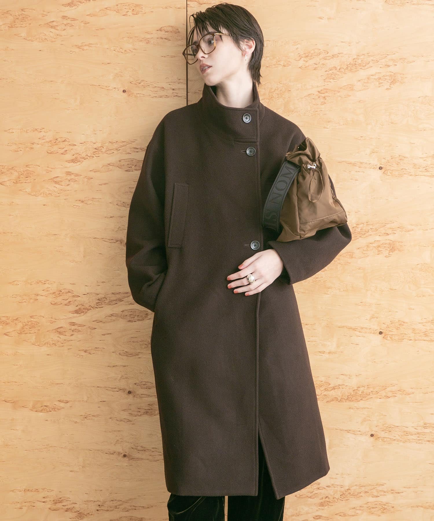 【アーバンリサーチ/URBAN RESEARCH】のスーパー100ウールスタンドカラーコート 人気、トレンドファッション・服の通販 founy(ファニー) 　ファッション　Fashion　レディースファッション　Fashion for Women　アウター　Coat / Outerwear Collection　コート・ロングコート・ピーコート　Long Coats, Peacoats & More　2025年　2025　2025-2026秋冬・A/W　Autumn/Winter 2025–26 AW25–26　冬　Winter / This Winter　なめらか　Smooth, Silky Texture　シンプル　Simple, Minimal　スタンド　Stand Collar, Upright Stand　バランス　Balance, Style Balance　ポケット　Pocket, Pocket Detail　メルトン　Melton, Heavy Wool　エレガント 上品　Elegant　日本製　Made In Japan　A/W・秋冬　Autumn/Winter　 other-1|ID: prp329100004795124 ipo3291000000035596332