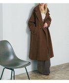 【ビームス ウイメン/BEAMS】のスタンドカラー ダブル コート BROWN_CHECK|ID: prp329100004795126 ipo3291000000034791180