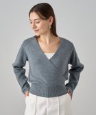 【アナイ/ANAYI】のメリノウールカシュクール プルオーバー grey|ID: prp329100004795130 ipo3291000000034791191