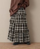 【ローリーズファーム/LOWRYS FARM】のチェックティアードスカート 人気、トレンドファッション・服の通販 founy(ファニー) ファッション Fashion レディースファッション Fashion for Women スカート Skirts ティアードスカート Tiered Skirts ギャザー Gathered, Ruffled シンプル Simple, Minimal ツイル Twist, Twisted Detail ティアード Tiered, Tiered Style ドレープ Drape, Draping Fabric バランス Balance, Style Balance エレガント 上品 Elegant thumbnail アイボリーチェック10|ID: prp329100004795132 ipo3291000000034791197