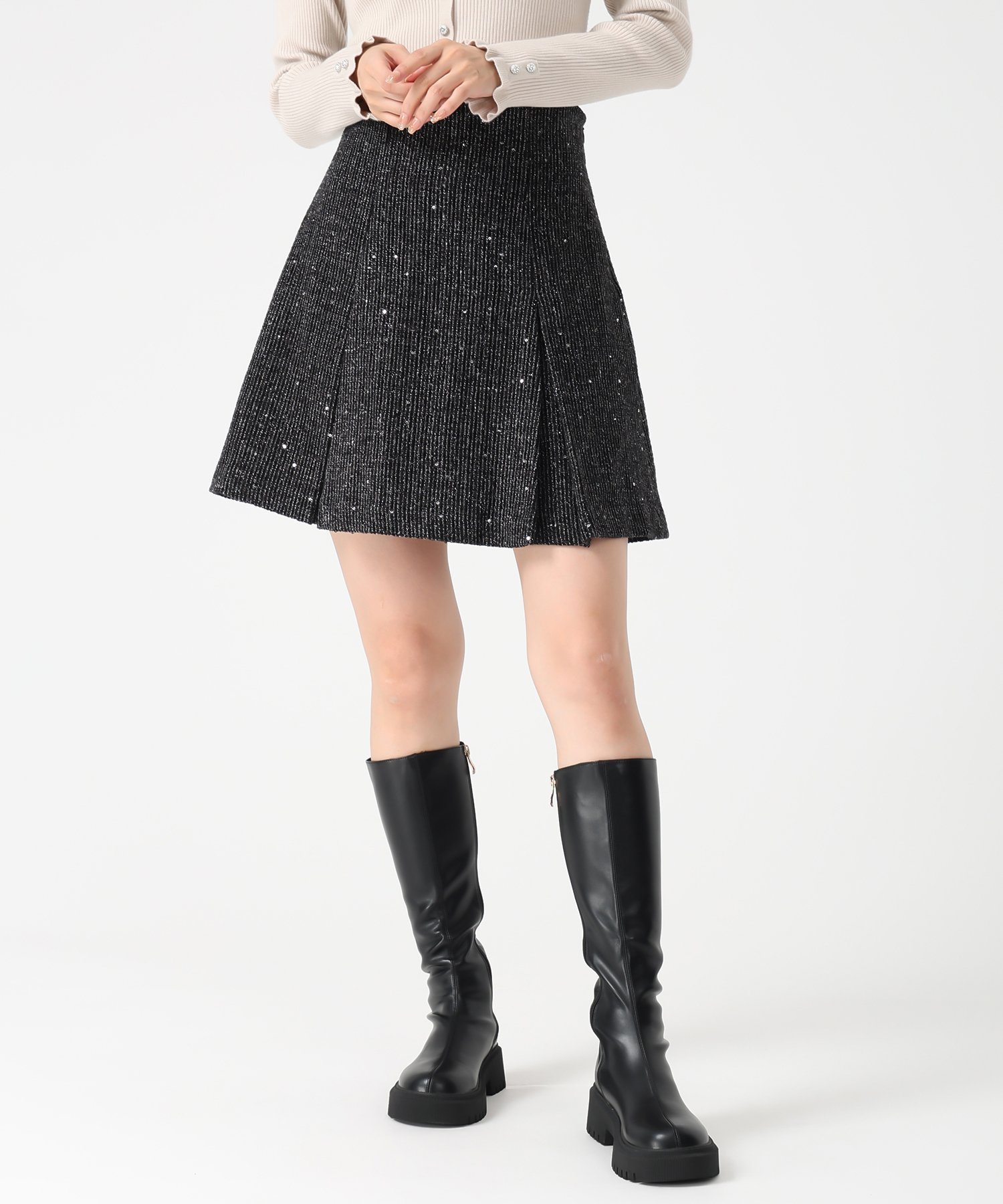 【ミッシュマッシュ/MISCH MASCH】のMM547209 スパンラメアソートミニスカート 人気、トレンドファッション・服の通販 founy(ファニー) ファッション Fashion レディースファッション Fashion for Women スカート Skirts ミニスカート Mini Skirts ミニスカート Mini Skirt, Short Skirt other-1|ID: prp329100004795133 ipo3291000000034791209