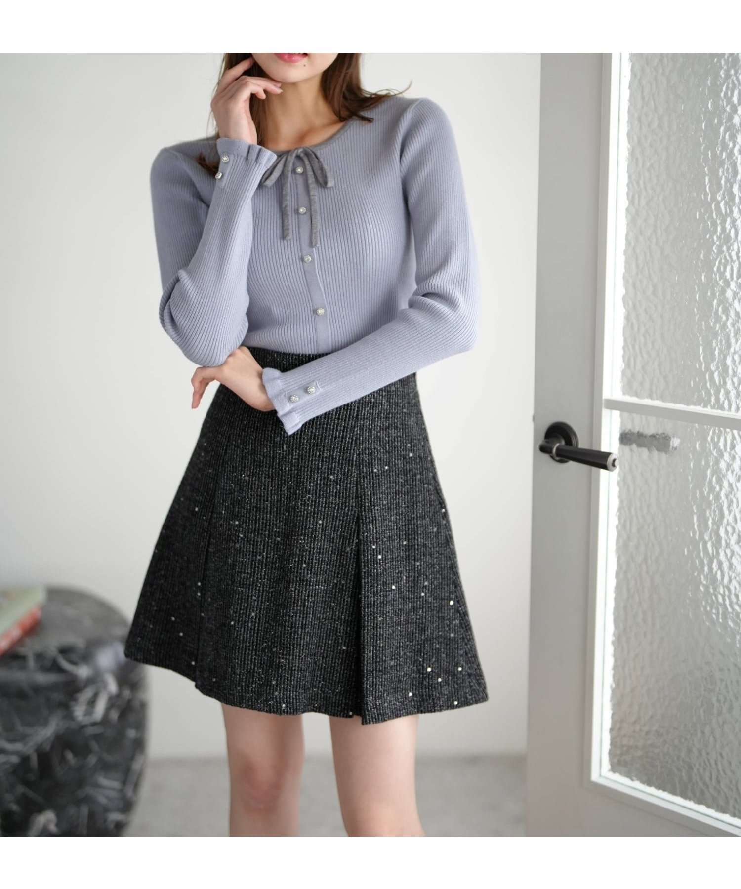 【ミッシュマッシュ/MISCH MASCH】のMM547209 スパンラメアソートミニスカート インテリア・キッズ・メンズ・レディースファッション・服の通販 founy(ファニー) ファッション Fashion レディースファッション Fashion for Women スカート Skirts ミニスカート Mini Skirts ミニスカート Mini Skirt, Short Skirt ブラック|ID: prp329100004795133 ipo3291000000034791213