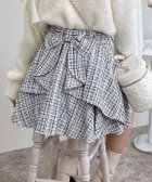 【イング/INGNI】のINGNI/Backリボンツイードフレアスカパン 人気、トレンドファッション・服の通販 founy(ファニー) ファッション Fashion レディースファッション Fashion for Women サイドジップ Side Zip, Side Zipper ツイード Twill, Twill Weave ドッキング Docking, Mixed Material ドレープ Drape, Draping Fabric フレア Flare, Flared リボン Ribbon, Bow エレガント 上品 Elegant thumbnail オフ/ツイード|ID: prp329100004795136 ipo3291000000034791226