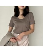 【アニュアンス/anuans】のシルクタッチコットンUネックT 人気、トレンドファッション・服の通販 founy(ファニー) ファッション Fashion レディースファッション Fashion for Women シルク Silk, 100% Silk シルケット Silket, Silky Cotton 定番 Standard, Basic Item プレート Plate, Dish ベーシック Basic, Essential 2024年 2024 2024春夏・S/S Spring/Summer 2024 SS24 エレガント 上品 Elegant thumbnail BEIGE|ID: prp329100004795139 ipo3291000000034791241