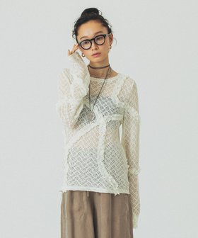 【ローズバッド/ROSE BUD】のFRILL LACE TOP 人気、トレンドファッション・服の通販 founy(ファニー) ファッション Fashion レディースファッション Fashion for Women ワンピース Dresses インナー Innerwear スウェット / スエット Sweatshirt, Sweatwear ストレッチ Stretch, Stretchy Fabric ダウン Down, Puffer フィット Fit, Slim Fit フリル Frill, Ruffle レース Lace, Lace Fabric おすすめ Recommended / Our Picks |ID:prp329100004795142