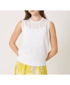 【アナイ/ANAYI】のシアー天竺ギャザー プルオーバー white|ID: prp329100004795143 ipo3291000000034791261