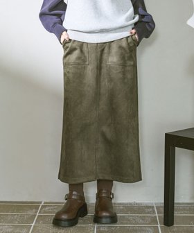 【ラコレ/LAKOLE】のスエードポンチベイカースカート 人気、トレンドファッション・服の通販 founy(ファニー) ファッション Fashion レディースファッション Fashion for Women スカート Skirts 秋 Autumn ジャケット Jacket, Outerwear スリット Slit, Slit Detail トレンド Trend, Trending Now ポケット Pocket, Pocket Detail ロング Long, Long-Length 冬 Winter / This Winter A/W・秋冬 Autumn/Winter おすすめ Recommended / Our Picks |ID:prp329100004795144