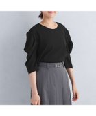 【ユナイテッドアローズ/UNITED ARROWS】のジョーゼット タック スリーブ プルオーバー カットソー BLACK|ID: prp329100004795148 ipo3291000000034791290