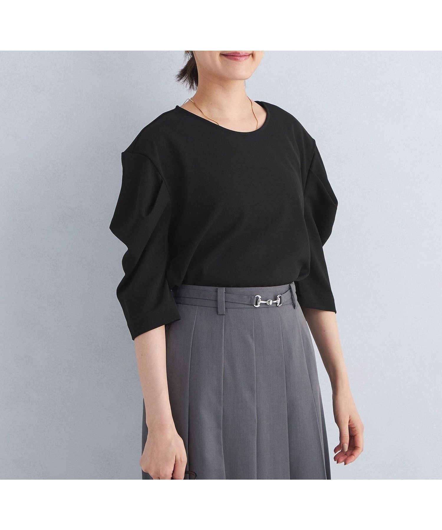 【ユナイテッドアローズ/UNITED ARROWS】のジョーゼット タック スリーブ プルオーバー カットソー インテリア・キッズ・メンズ・レディースファッション・服の通販 founy(ファニー) ファッション Fashion レディースファッション Fashion for Women トップス・カットソー Cut & Sew Tops カジュアルプルオーバー・ニットトップス Pullovers & Knit Tops / Casual Pullovers カットソー・ベーシックTシャツ Cut-and-Sewn Tops / Stretch Tees & Basics 秋 Autumn カットソー Cut and Sewn Top ジョーゼット Georgette, Semi-Sheer Fabric スリーブ Sleeve, Long Sleeve / Short Sleeve フェミニン Feminine, Girly アウトレット Outlet / Clearance おすすめ Recommended / Our Picks ビジネス 仕事 通勤 Business / Work / Commuting BLACK|ID: prp329100004795148 ipo3291000000034791290