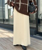 【ディスコート/Discoat】のリブナロースカート 人気、トレンドファッション・服の通販 founy(ファニー) ファッション Fashion レディースファッション Fashion for Women スカート Skirts シンプル Simple, Minimal スリット Slit, Slit Detail フィット Fit, Slim Fit リブニット Rib Knit, Ribbed Knit thumbnail アイボリー|ID: prp329100004795150 ipo3291000000034965529