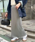 【ディスコート/Discoat】のリブナロースカート 人気、トレンドファッション・服の通販 founy(ファニー) ファッション Fashion レディースファッション Fashion for Women スカート Skirts シンプル Simple, Minimal スリット Slit, Slit Detail フィット Fit, Slim Fit リブニット Rib Knit, Ribbed Knit thumbnail グレー|ID: prp329100004795150 ipo3291000000034965531