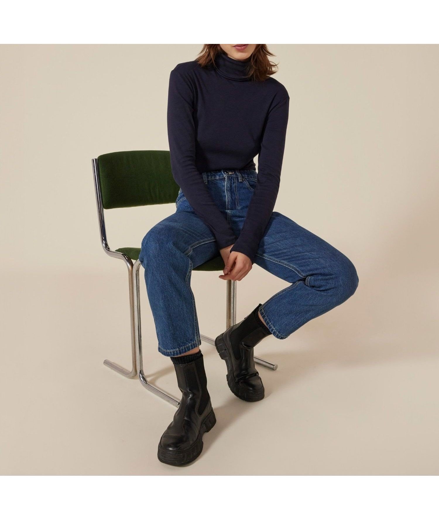 【プチバトー/PETIT BATEAU】の長袖タートルネック インテリア・キッズ・メンズ・レディースファッション・服の通販 founy(ファニー) 　ファッション　Fashion　レディースファッション　Fashion for Women　トップス・カットソー　Cut & Sew Tops　タートルネック・ハイネックトップス　Turtlenecks & High-Neck Tops　おすすめ　Recommended / Our Picks　シンプル　Simple, Minimal　タートルネック　Turtleneck, High Neck　冬　Winter / This Winter　長袖　Long Sleeve, Full Sleeve　ネイビー|ID: prp329100004795153 ipo3291000000034791323