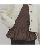 【ケービーエフ/KBF / URBAN RESEARCH】のピーチスキンバブルヘムトップス 人気、トレンドファッション・服の通販 founy(ファニー) ファッション Fashion レディースファッション Fashion for Women トップス・カットソー Cut & Sew Tops 2025年 2025 2025-2026秋冬・A/W Autumn/Winter 2025–26 AW25–26 冬 Winter / This Winter おすすめ Recommended / Our Picks カーディガン Cardigan, Knitwear ショート Short, Short Length ジャケット Jacket, Outerwear バルーン Balloon, Balloon Silhouette ピーチ Peach, Soft Touch A/W・秋冬 Autumn/Winter thumbnail ブラウン|ID: prp329100004795157 ipo3291000000034791346