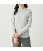 【エーシーデザインバイアルファキュービック/A/C DESIGN BY ALPHACUBIC】のラメリブハイネックニットプルオーバー ライトグレー|ID: prp329100004795163 ipo3291000000034791372