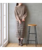 【エニー/ANY】の【手洗い可/ウエストゴム/裏起毛】チェックボンディングタイトスカート ビックチェック[114]|ID: prp329100004795170 ipo3291000000034791409