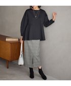 【エニー/ANY】の【手洗い可/ウエストゴム/裏起毛】チェックボンディングタイトスカート グレンチェック[104]|ID: prp329100004795170 ipo3291000000034791411