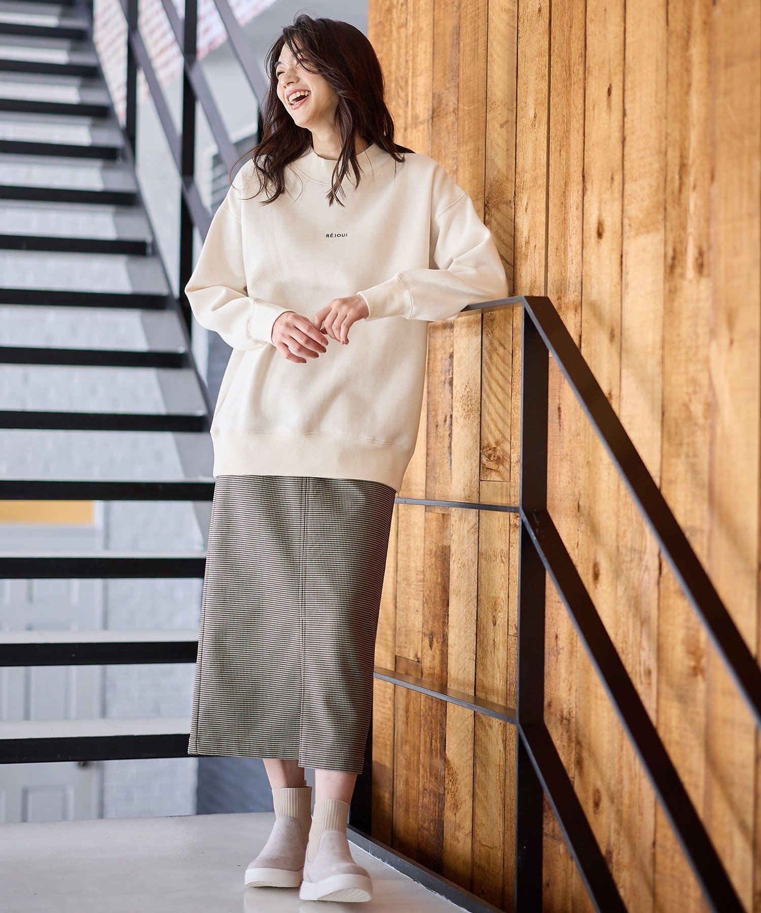 【エニー/ANY】の【手洗い可/ウエストゴム/裏起毛】チェックボンディングタイトスカート インテリア・キッズ・メンズ・レディースファッション・服の通販 founy(ファニー) 　ファッション　Fashion　レディースファッション　Fashion for Women　スカート　Skirts　スウェット / スエット　Sweatshirt, Sweatwear　ストレッチ　Stretch, Stretchy Fabric　スニーカー　Sneakers, Trainers　タイトスカート　Pencil Skirt, Tight Skirt　トレンド　Trend, Trending Now　ボンディング　Bonding, Bonded Fabric　再入荷　Restock / Back in Stock　A/W・秋冬　Autumn/Winter　ガンクラブ[133]|ID: prp329100004795170 ipo3291000000034791413