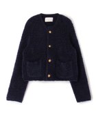 【トゥモローランド/TOMORROWLAND】のムートン クルーネックカーディガン 69 ネイビー|ID: prp329100004795171 ipo3291000000034791416