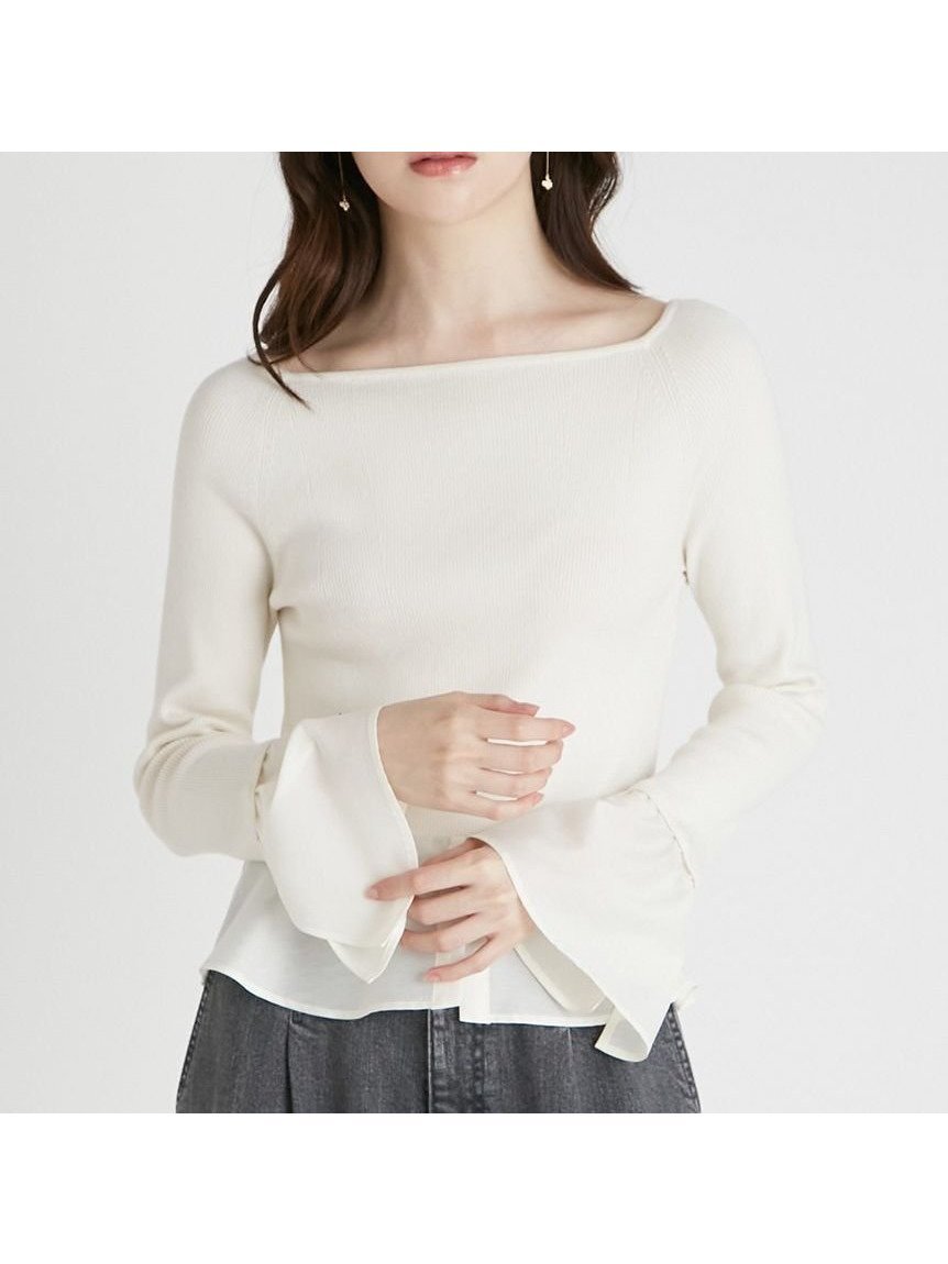 【セルフォード/CELFORD】のシャツドッキングニットプルオーバー 人気、トレンドファッション・服の通販 founy(ファニー) 　ファッション　Fashion　レディースファッション　Fashion for Women　トップス・カットソー　Cut & Sew Tops　ニット　Knit Tops & Sweaters　シャツ・ブラウス・オフィスカジュアル　Elegant Blouses & Button-Ups　カジュアルプルオーバー・ニットトップス　Pullovers & Knit Tops / Casual Pullovers　インナー　Innerwear　スクエア　Square, Square Shape　スマート　Smart, Elegant　ドッキング　Docking, Mixed Material　バランス　Balance, Style Balance　フィット　Fit, Slim Fit　ラップ　Wrap, Wrap Design　 other-1|ID: prp329100004795176 ipo3291000000035081004