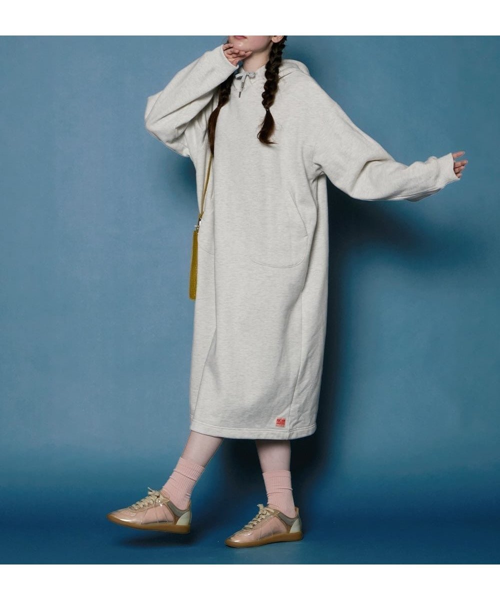 【クリフメイヤー/KRIFF MAYER】の裏起毛杢スウェットワンピ インテリア・キッズ・メンズ・レディースファッション・服の通販 founy(ファニー) ファッション Fashion レディースファッション Fashion for Women ワンピース Dresses おすすめ Recommended / Our Picks スウェット / スエット Sweatshirt, Sweatwear デニム Denim, Jeans Material ベーシック Basic, Essential ポケット Pocket, Pocket Detail ワイド Wide, Wide Fit A/W・秋冬 Autumn/Winter OATMEAL|ID: prp329100004795181 ipo3291000000034872519
