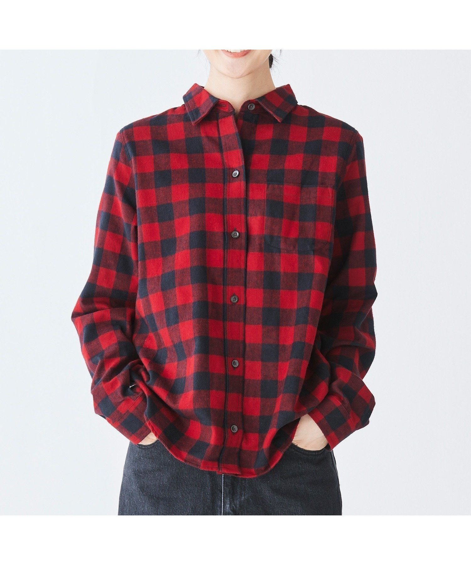 【エルエルビーン/L.L.Bean】のスコッチ・プラッド・フランネル・シャツ ジャパン・フィット インテリア・キッズ・メンズ・レディースファッション・服の通販 founy(ファニー) ファッション Fashion レディースファッション Fashion for Women トップス・カットソー Cut & Sew Tops シャツ・ブラウス・オフィスカジュアル Elegant Blouses & Button-Ups フィット Fit, Slim Fit フロント Front, Front Design ポケット Pocket, Pocket Detail Rob Roy|ID: prp329100004795182 ipo3291000000034791459