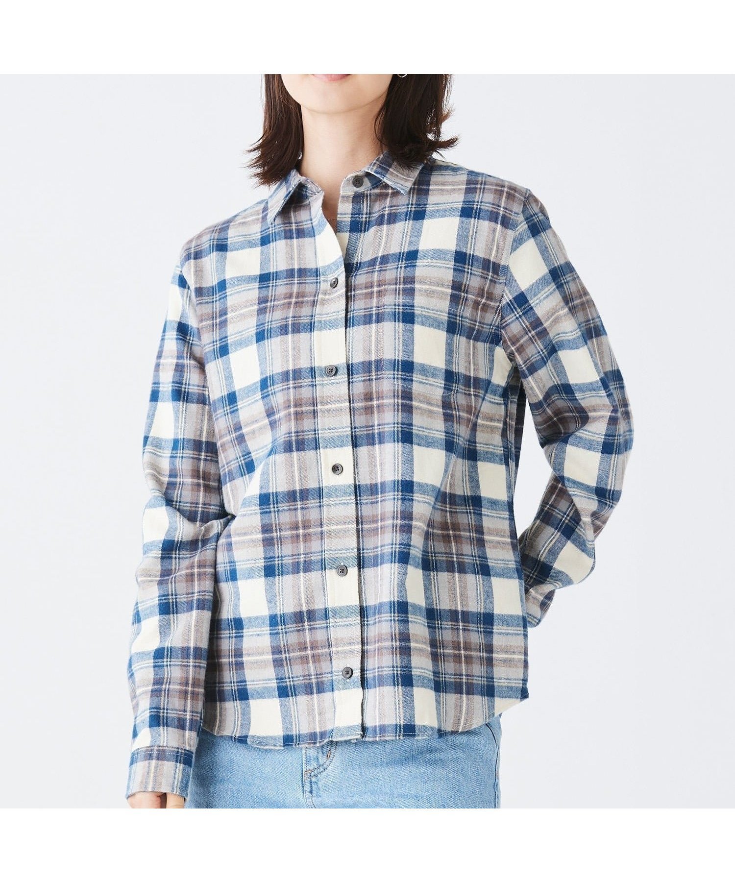 【エルエルビーン/L.L.Bean】のスコッチ・プラッド・フランネル・シャツ ジャパン・フィット インテリア・キッズ・メンズ・レディースファッション・服の通販 founy(ファニー) ファッション Fashion レディースファッション Fashion for Women トップス・カットソー Cut & Sew Tops シャツ・ブラウス・オフィスカジュアル Elegant Blouses & Button-Ups フィット Fit, Slim Fit フロント Front, Front Design ポケット Pocket, Pocket Detail IndigoTartan|ID: prp329100004795182 ipo3291000000034791469