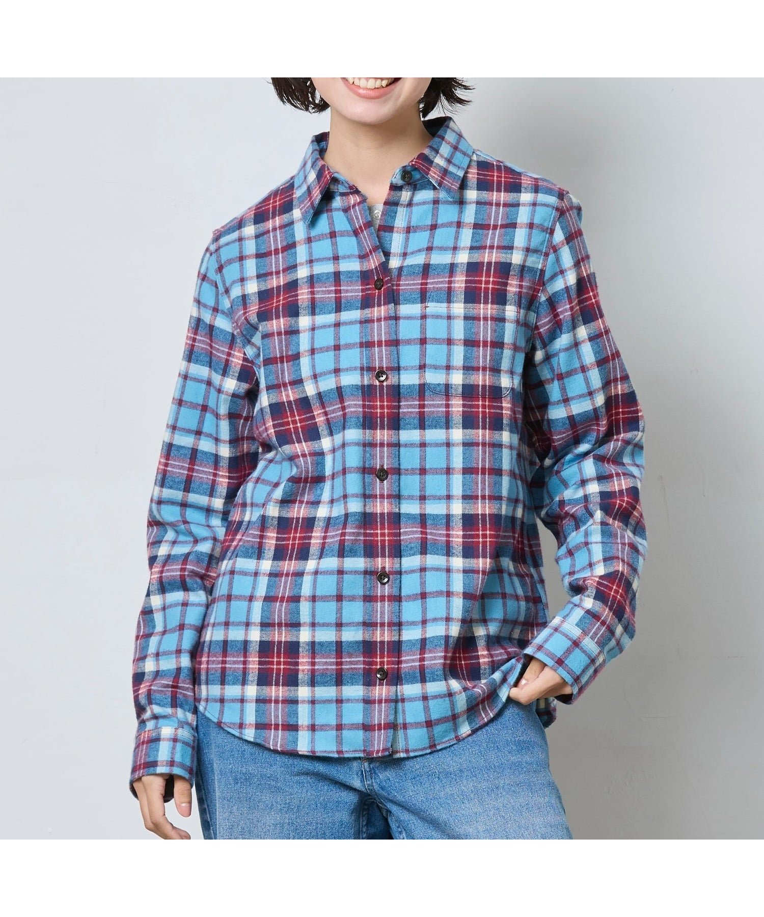 【エルエルビーン/L.L.Bean】のスコッチ・プラッド・フランネル・シャツ ジャパン・フィット インテリア・キッズ・メンズ・レディースファッション・服の通販 founy(ファニー) ファッション Fashion レディースファッション Fashion for Women トップス・カットソー Cut & Sew Tops シャツ・ブラウス・オフィスカジュアル Elegant Blouses & Button-Ups フィット Fit, Slim Fit フロント Front, Front Design ポケット Pocket, Pocket Detail Blu Ridg Pld|ID: prp329100004795182 ipo3291000000034791474