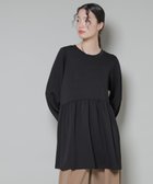 【ナノ ユニバース/nano universe】のサーモジャージーウエスト切り替えギャザープルオーバー 人気、トレンドファッション・服の通販 founy(ファニー) ファッション Fashion レディースファッション Fashion for Women トップス・カットソー Cut & Sew Tops カジュアルプルオーバー・ニットトップス Pullovers & Knit Tops / Casual Pullovers インナー Innerwear ギャザー Gathered, Ruffled デニム Denim, Jeans Material トレーナー Sweatshirt, Trainer ベーシック Basic, Essential ペプラム Peplum, Flared Hem ラウンド Round, Round Neck ワイド Wide, Wide Fit 冬 Winter / This Winter アウトレット Outlet / Clearance 2025年 2025 2025-2026秋冬・A/W Autumn/Winter 2025–26 AW25–26 thumbnail ブラック|ID: prp329100004795183 ipo3291000000034791464