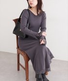 【ナチュラルクチュール/natural couture】の袖口レースニットワンピース 人気、トレンドファッション・服の通販 founy(ファニー) ファッション Fashion レディースファッション Fashion for Women ワンピース Dresses ニットワンピース Knit Dresses エレガント 上品 Elegant カーディガン Cardigan, Knitwear シューズ Shoes, Footwear シンプル Simple, Minimal ジャケット Jacket, Outerwear スニーカー Sneakers, Trainers デコルテ Décolleté, Neckline バランス Balance, Style Balance フラット Flat, Flat Shoes ベスト Vest, Waistcoat ポケット Pocket, Pocket Detail レース Lace, Lace Fabric 再入荷 Restock / Back in Stock おすすめ Recommended / Our Picks 2025年 2025 2025-2026秋冬・A/W Autumn/Winter 2025–26 AW25–26 thumbnail チャコールグレー|ID: prp329100004795184 ipo3291000000034791478