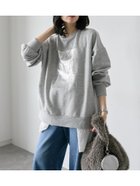 【サマンサモスモス/Samansa Mos2】の◎箔プリントスウェット 人気、トレンドファッション・服の通販 founy(ファニー) ファッション Fashion レディースファッション Fashion for Women トップス・カットソー Cut & Sew Tops レディースパーカー・カジュアルフーディー Casual Hoodies & Sweatshirts スウェット・クルーネックトップス Sweatshirts & Crewnecks / Relaxed Fit Sweat Tops おすすめ Recommended / Our Picks シンプル Simple, Minimal タートル Turtleneck, Turtle Collar デニム Denim, Jeans Material バランス Balance, Style Balance フロント Front, Front Design プリント Print, Printed Pattern thumbnail TOPグレー|ID: prp329100004795192 ipo3291000000034791525