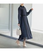 【アンデミュウ/Andemiu】のサイドレースキリカエシャツワンピース 人気、トレンドファッション・服の通販 founy(ファニー) ファッション Fashion レディースファッション Fashion for Women ワンピース Dresses シャツワンピース / 1枚で着映えコーデ Shirt Dresses シフォン Chiffon, Lightweight Fabric スカラップ Scallop, Scalloped Edge フェミニン Feminine, Girly レース Lace, Lace Fabric thumbnail ネイビー|ID: prp329100004795196 ipo3291000000035039581