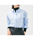 【アンタイトル/UNTITLED】の【重ね着レイヤード/スーツブラウス】ファインブロードベーシックシャツ ブルー|ID: prp329100004795217 ipo3291000000034791681