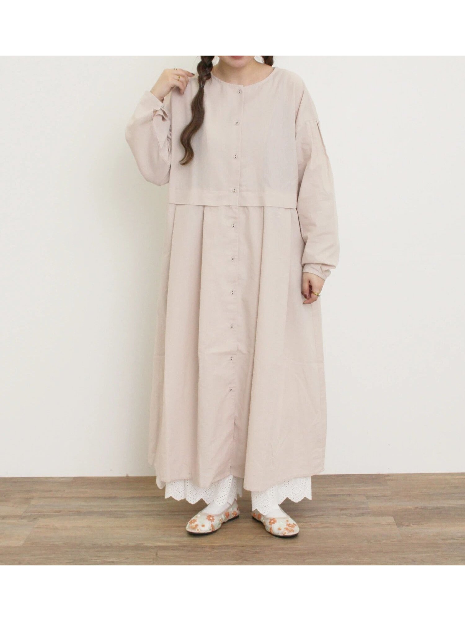 【サマンサモスモス/Samansa Mos2】の【ゆべし*Samansa Mos2】切替2WAYワンピース インテリア・キッズ・メンズ・レディースファッション・服の通販 founy(ファニー) ファッション Fashion レディースファッション Fashion for Women ワンピース Dresses プリーツ Pleats, Pleated エレガント 上品 Elegant 切替 Switching, Contrast Panel 春 Spring 楽ちん Easy Fit, Comfortable ベージュ|ID: prp329100004795223 ipo3291000000034791749