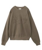 【エックスガール/X-girl】のX-girl/DISTORTED LOGO PATCH FADED SWEAT TOP BROWN|ID: prp329100004795224 ipo3291000000034791751